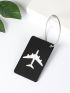 Plane Print Luggage Tag