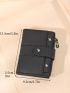 Litchi Embossed Small Wallet