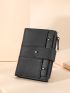 Litchi Embossed Small Wallet