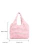 Ruched Shopper Bag
