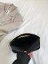 Geometric Pattern Envelope Bag Metal Edge Decor Clutches Bag