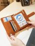 Letter Graphic Passport Case