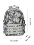 Men Camo Graphic Outdoor Camping Bag Medium Functional Backpack