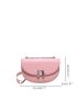 Minimalist Flap Chain Saddle Bag