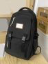 Men Patch Decor Laptop Backpack