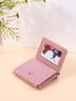 Button Decor Small Wallet