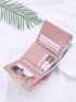 Metal Decor Small Wallet