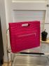 Crocodile Embossed Square Bag