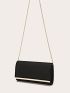 Minimalist Metal Decor Envelope Bag