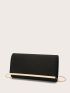 Minimalist Metal Decor Envelope Bag