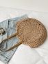 Minimalist Straw Bag