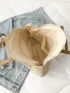 Minimalist Straw Bag