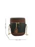 Mini Two Tone Bucket Bag