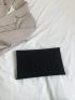 Geometric Pattern Envelope Bag Metal Edge Decor Clutches Bag