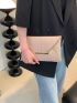 Quilted Metal Decor Flap Square Bag