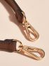 Bag Strap Handbags Handles For Handbag Short Bag Strap Purse Strap Golden Buckle