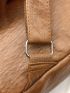 Minimalist Textured Zipper Classic Backpack