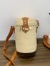 Mini Two Tone Straw Bag