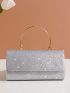 Glitter Flap Square Bag