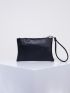 Studded Decor Clutch Bag