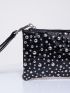 Studded Decor Square Bag