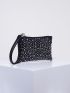 Studded Decor Clutch Bag