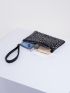 Studded Decor Clutch Bag