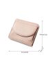 Genuine Leather Minimalist Flap Small Wallet