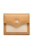 Quilted Pattern Flap Small Wallet