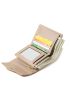Quilted Pattern Flap Small Wallet