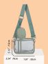 Mini Clear Crossbody Bag With Coin Purse