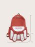 Letter Graphic Cartoon Design Backpack