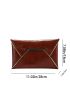 Contrast Binding Flap Square Bag