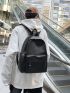 Men Minimalist Laptop Backpack Camping Bag