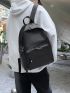 Men Minimalist Laptop Backpack Camping Bag