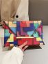 Color Block Envelope Bag