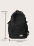 Men Letter Patch Casual Daypack