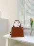 Mini Stitch Detail Square Bag