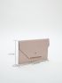 Crocodile Embossed Metal Decor Envelope Bag