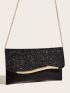 Glitter Flap Envelope Bag