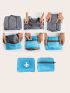 Letter Graphic Travel Bag Foldable Sporty
