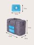 Letter Graphic Travel Bag Foldable Sporty