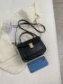 Minimalist Flap Square Bag