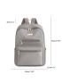 Metal Decor Functional Backpack