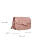 Quilted Flap Square Bag