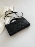 Minimalist Textured Square Bag
