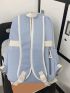 Men Letter Graphic Casual Daypack