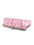 Rhinestone Decor Kiss Lock Chain Evening Bag