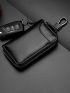 Genuine Leather Men Car Key Wallet Fashion Multi-function Keys Organizer Coin Purse Bag Key Holder