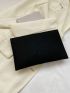 Crocodile Embossed Clutch Metal Decor Envelope Bag